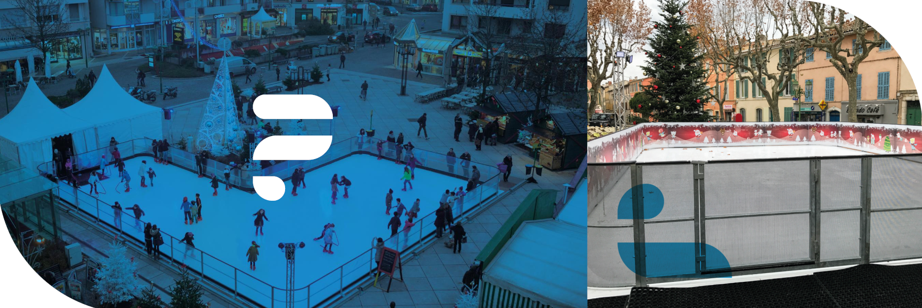 Patinoire synthetique occasion vente location